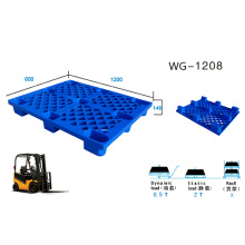 Warehouse Heavy Duty Sigle Face Plastic Pallet 1200*800*140